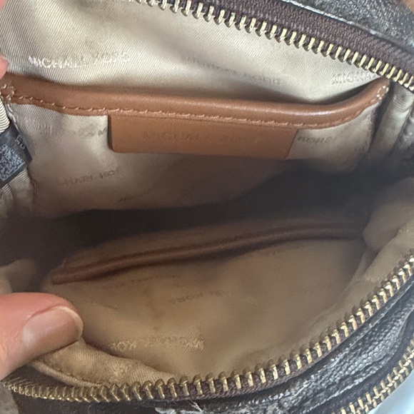 New MK Brown Patterned Mini Backpack - Picture 5 of 12